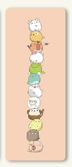 Tpe thick non-slip printed yoga