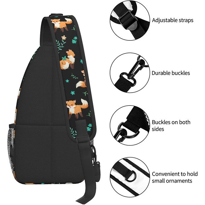 Shoulder Bag Dual-use Messenger Bags Printing Chest Bag