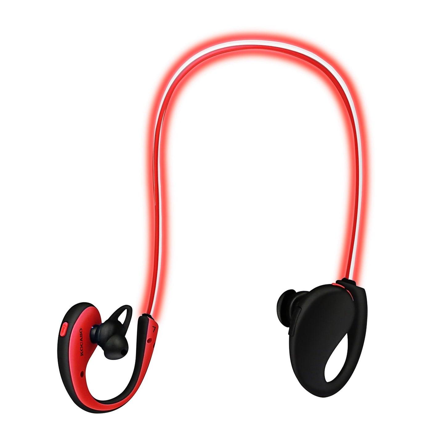 1Pc Wireless Sports Headsets Wireless V4.1 Neckband Earphones HD Stereo Sweat-proof Headphones Earbuds With LED Light Mic 8Hrs Work Running