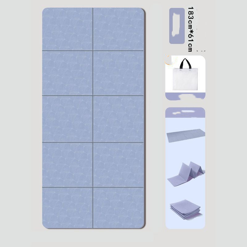 Folding Mat Foldable Yoga Mat Non-slip Outdoor Thickened Plus-sized Widened Dance Student Nap Mat