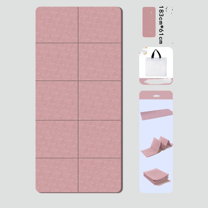 Folding Mat Foldable Yoga Mat Non-slip Outdoor Thickened Plus-sized Widened Dance Student Nap Mat
