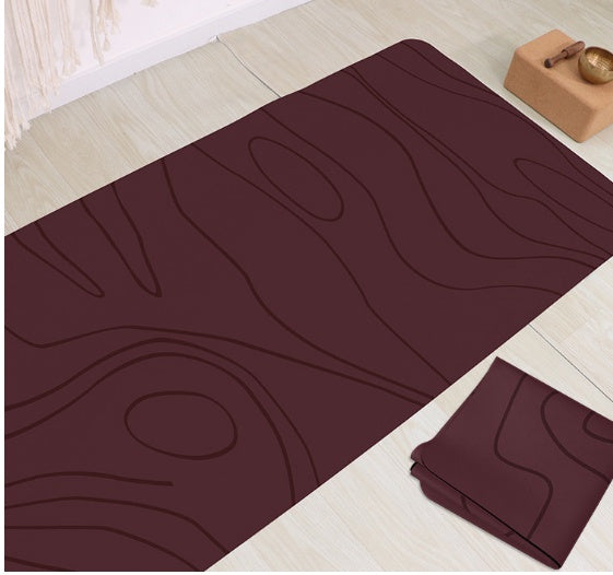 Foldable Rubber Travel Yoga Mat Female Portable Ultra-thin