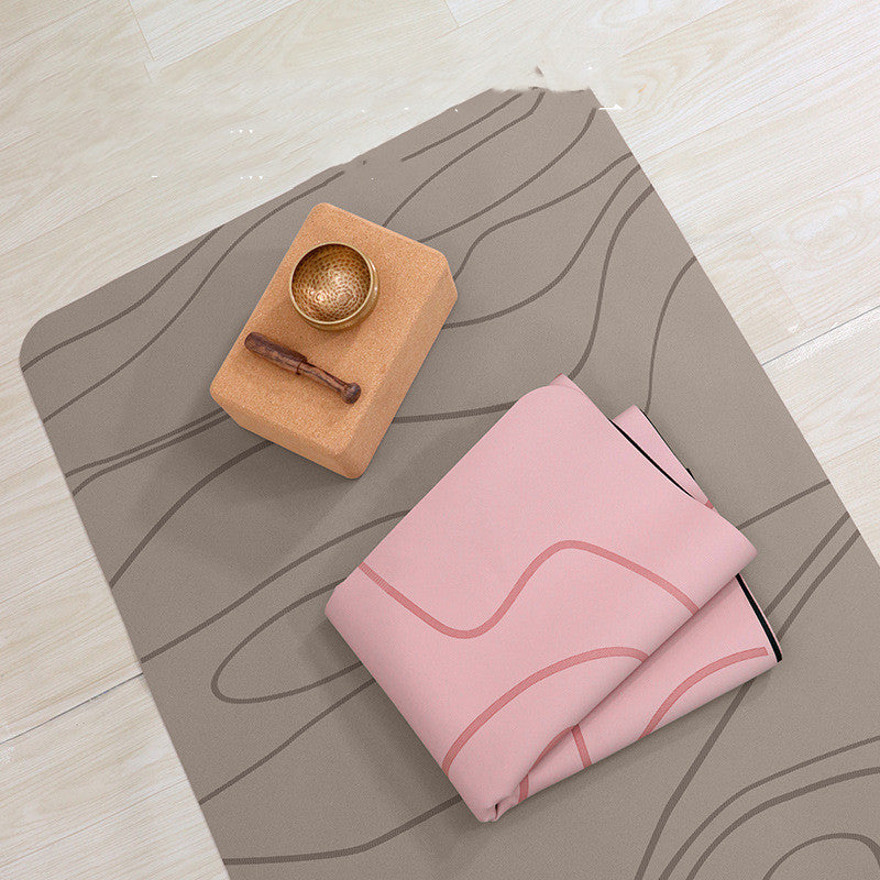 Foldable Rubber Travel Yoga Mat Female Portable Ultra-thin