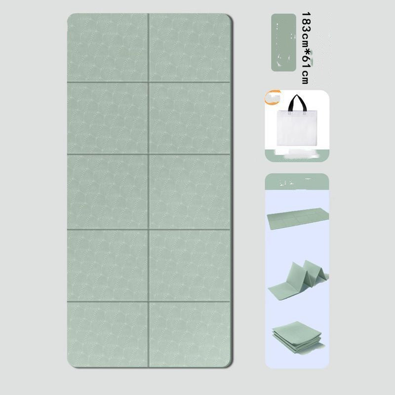 Folding Mat Foldable Yoga Mat Non-slip Outdoor Thickened Plus-sized Widened Dance Student Nap Mat