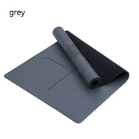 Non-slip 2mmPU Leather Environmental Rubber Yoga Mat