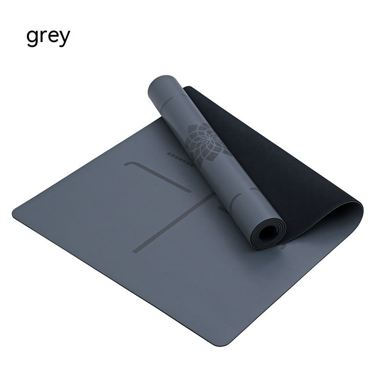 Non-slip 2mmPU Leather Environmental Rubber Yoga Mat