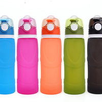 Silicone Folding Water Bottle Food Grade Silicone Water Bottle Travel Portable Folding Water Cup Travel Folding Water Bottle