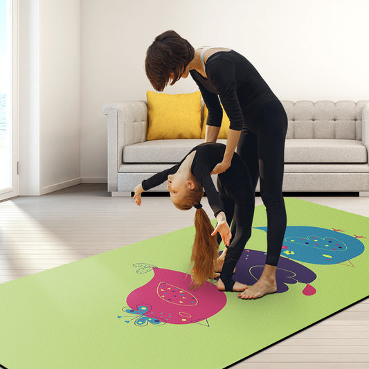 Tpe thick non-slip printed yoga