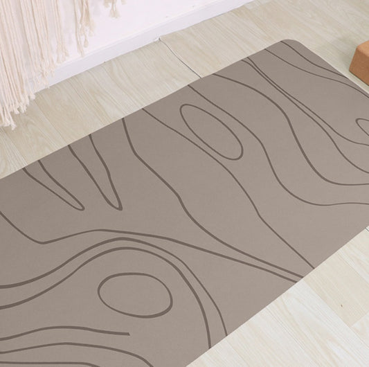 Foldable Rubber Travel Yoga Mat Female Portable Ultra-thin