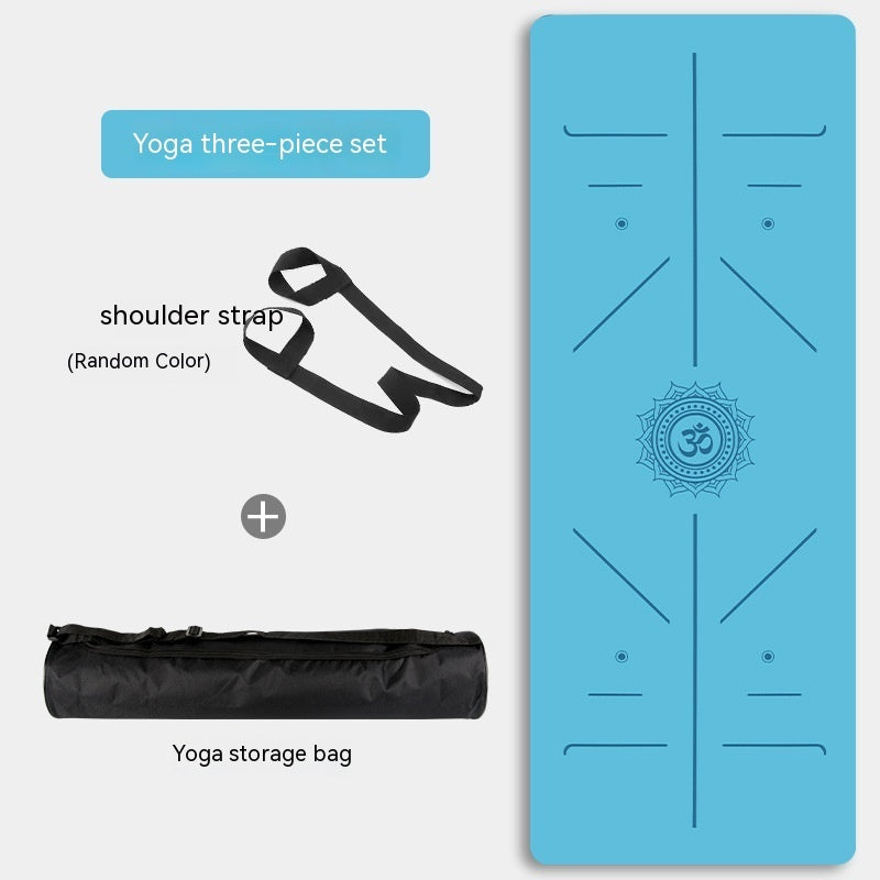 Natural Rubber Female Non-slip Professional Gymnastic Yoga Mat