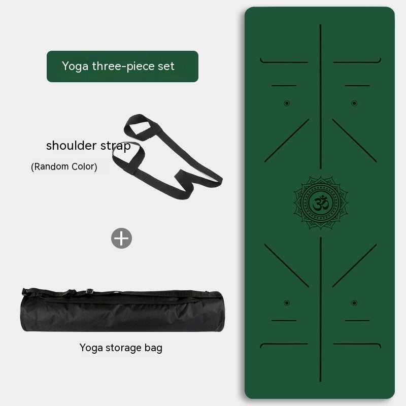 Natural Rubber Female Non-slip Professional Gymnastic Yoga Mat