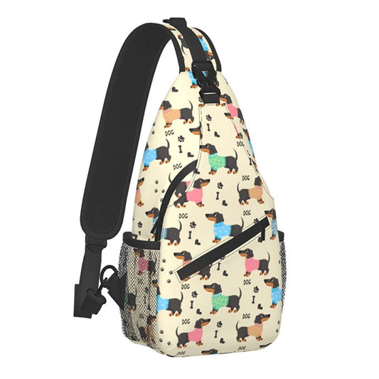 Shoulder Bag Dual-use Messenger Bags Printing Chest Bag