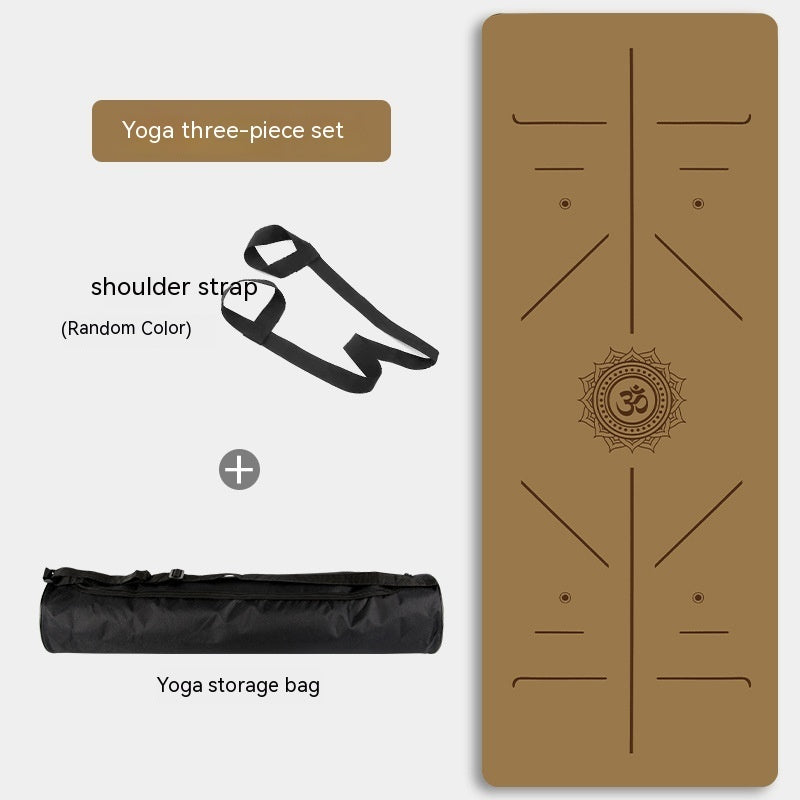 Natural Rubber Female Non-slip Professional Gymnastic Yoga Mat