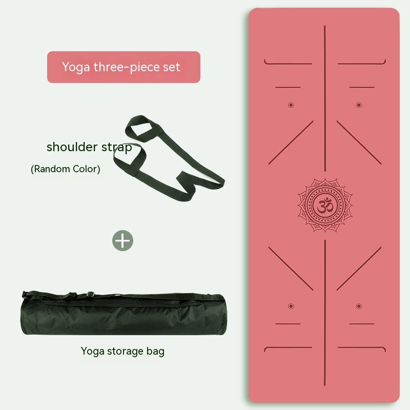 Natural Rubber Female Non-slip Professional Gymnastic Yoga Mat