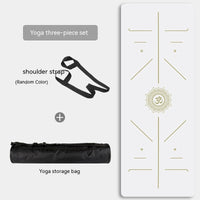 Natural Rubber Female Non-slip Professional Gymnastic Yoga Mat