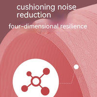 Household Skipping Rope Round Yoga Mat TPE Thickened Solid Color Fitness Beginner Suitable Meditation Mat